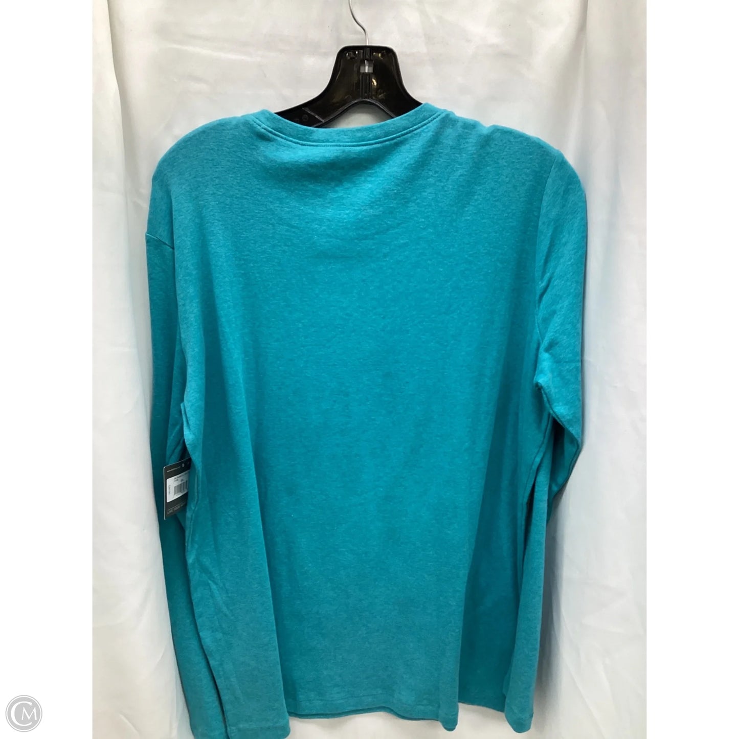 Top Long Sleeve By Eddie Bauer In Blue, Size: 2x