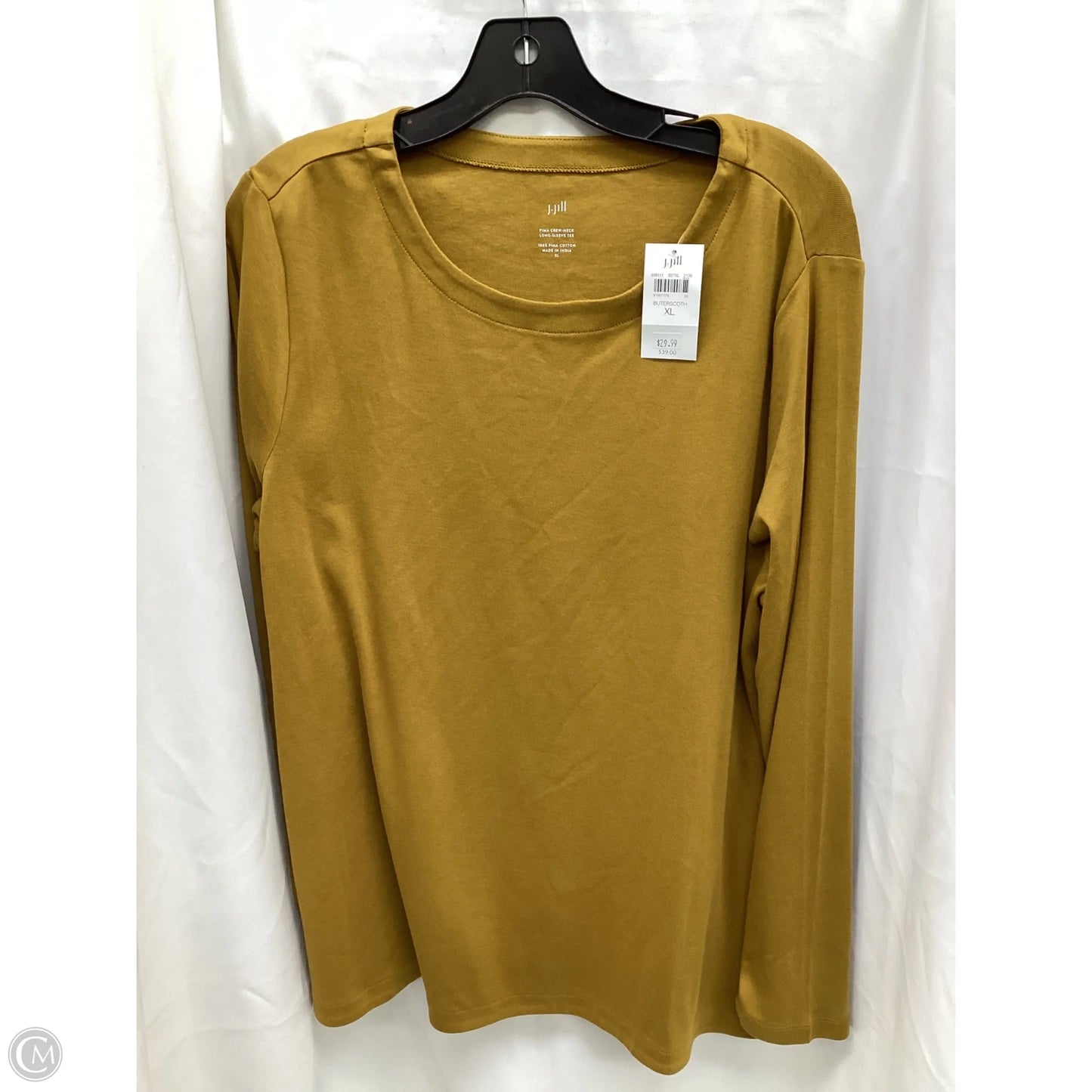 Top Long Sleeve By J. Jill In Brown, Size: Xl