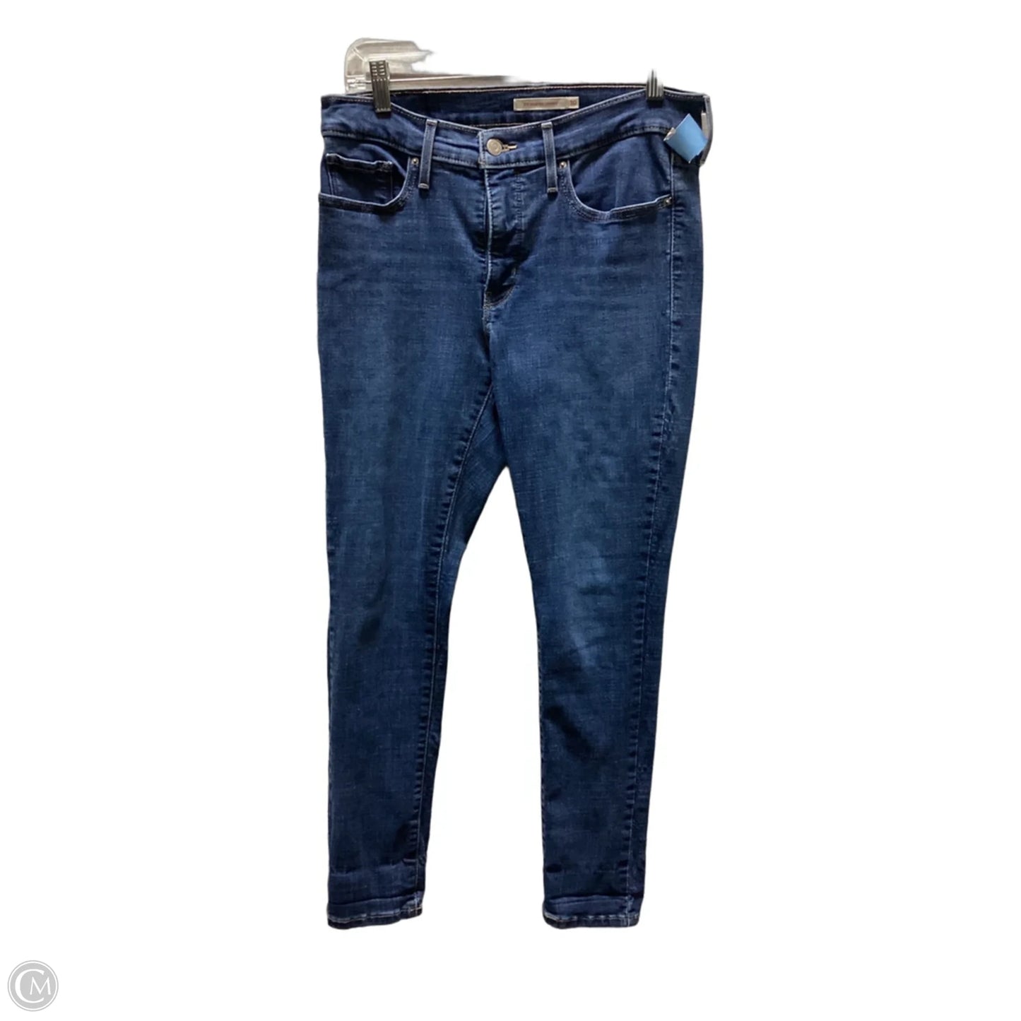 Jeans Skinny By Levis In Blue Denim, Size: 6