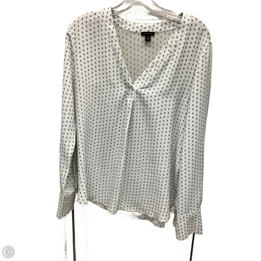 Top Long Sleeve By Ann Taylor In Multi-colored, Size: M