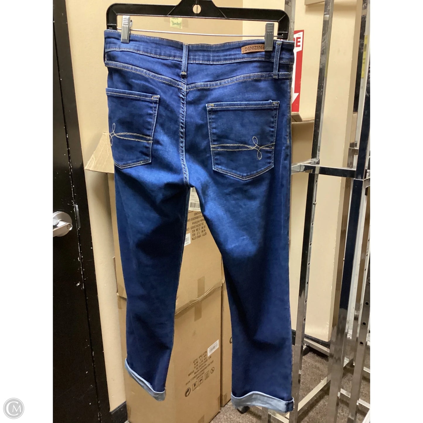 Jeans Boot Cut By Levis In Blue Denim, Size: 10
