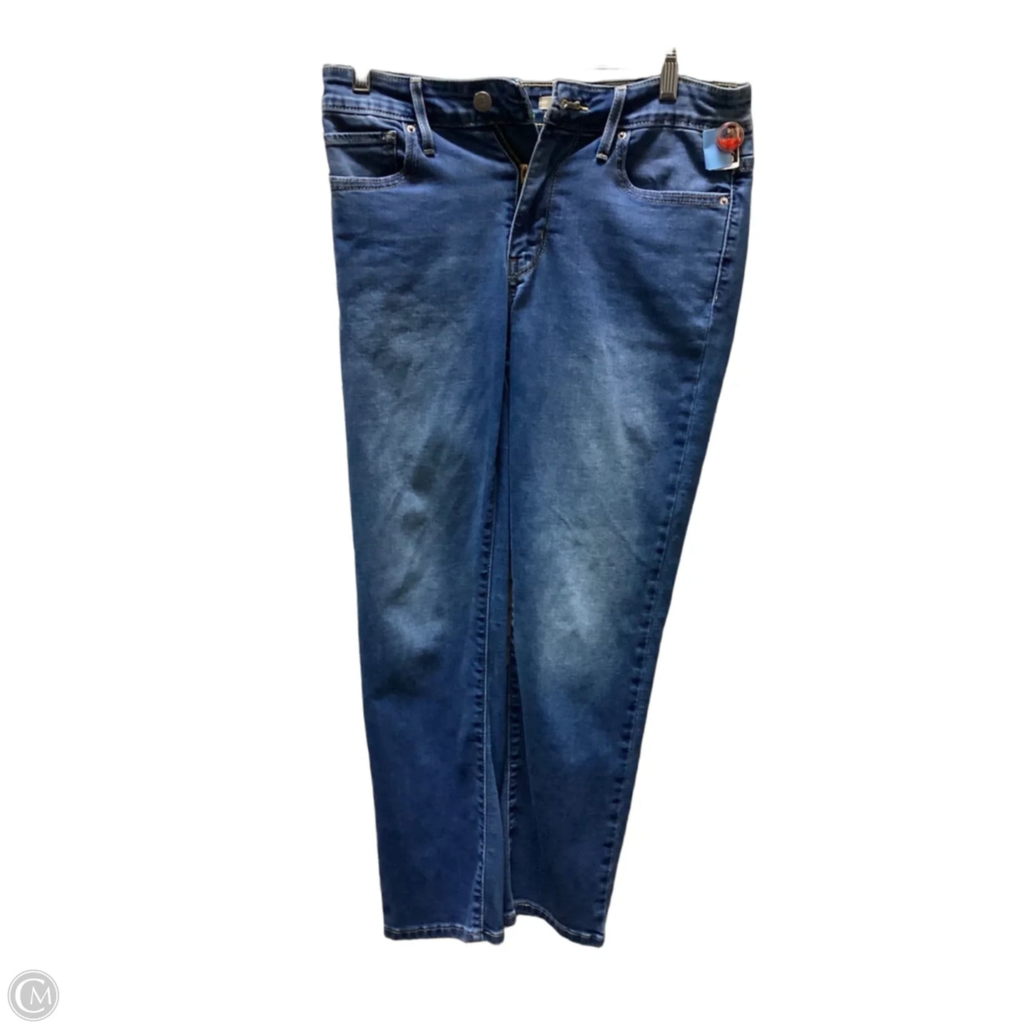 Jeans Skinny By Levis In Blue Denim, Size: 6