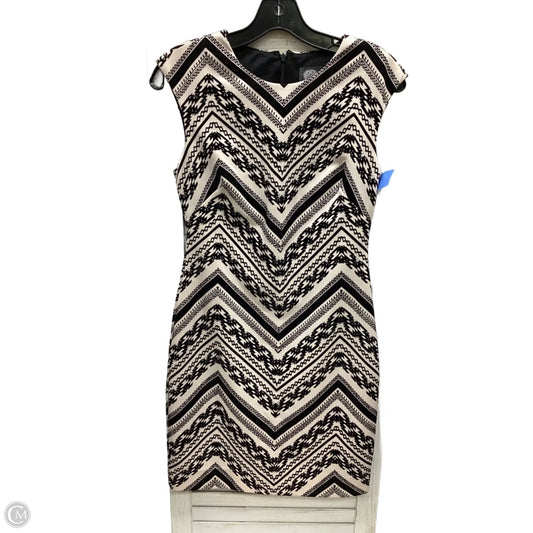 Dress Casual Midi By Vince Camuto In Black & Pink, Size: 2