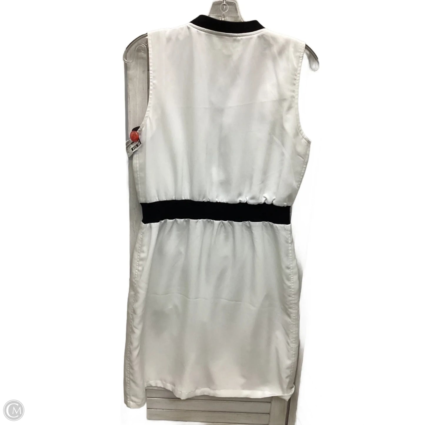 Dress Casual Midi By Calvin Klein In Black & White, Size: S