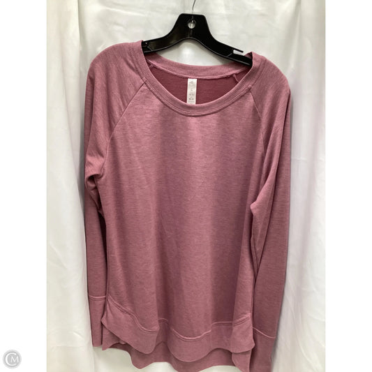 Top Long Sleeve By Clothes Mentor In Pink, Size: Xl