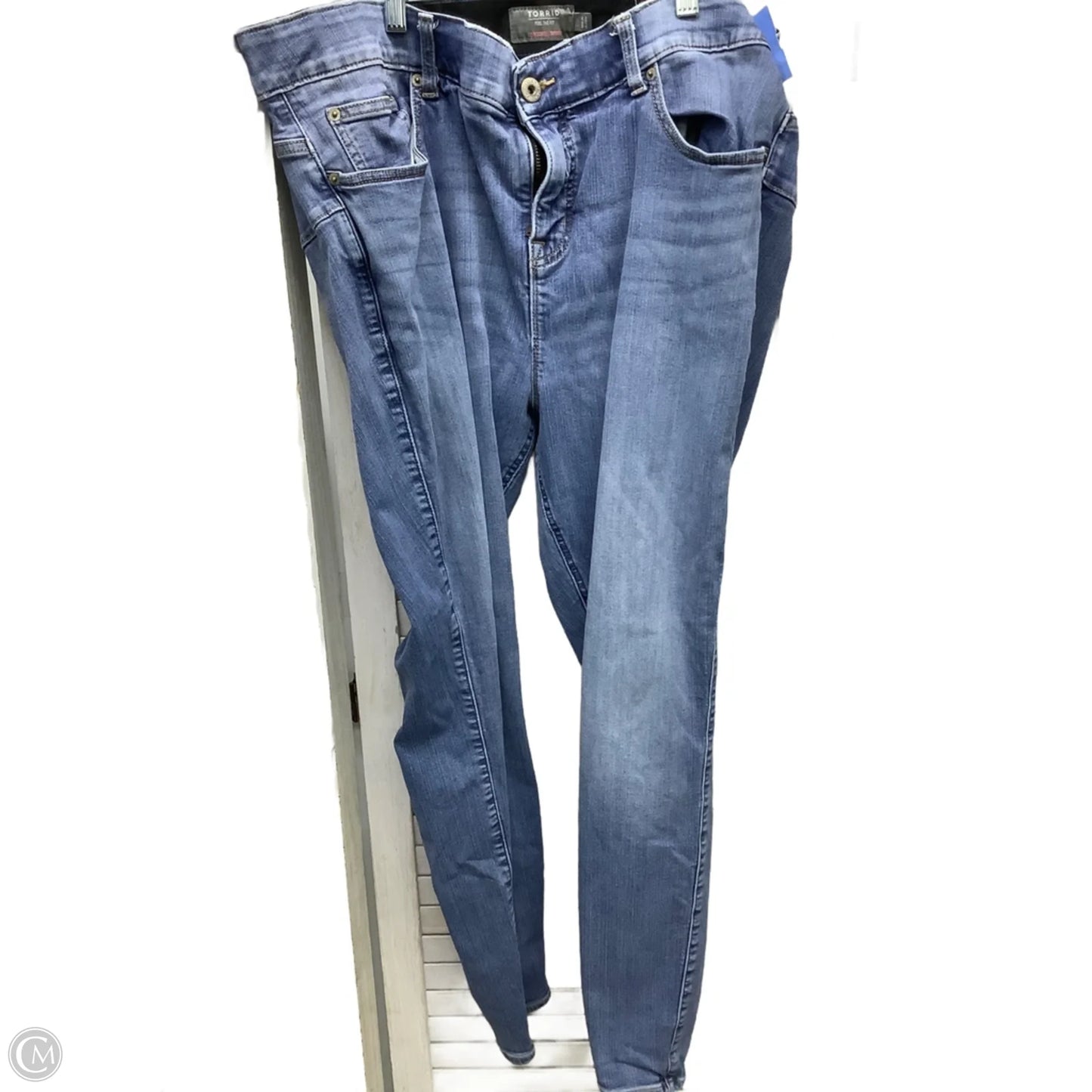 Jeans Skinny By Torrid In Blue Denim, Size: 22