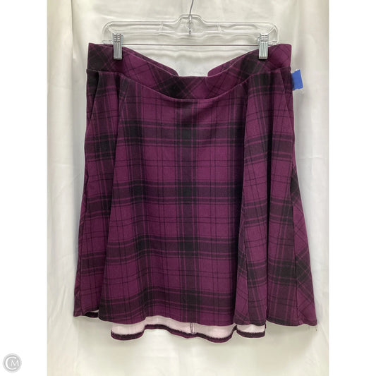 Skirt Midi By Torrid In Plaid Pattern, Size: 2x