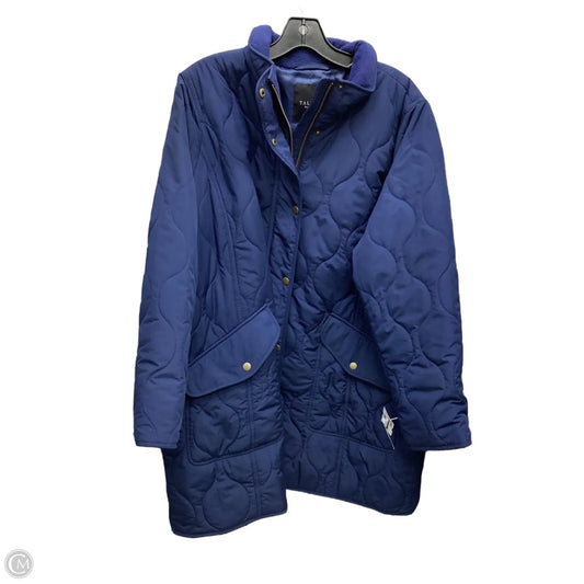 Jacket Puffer & Quilted By Talbots In Blue, Size: 2x