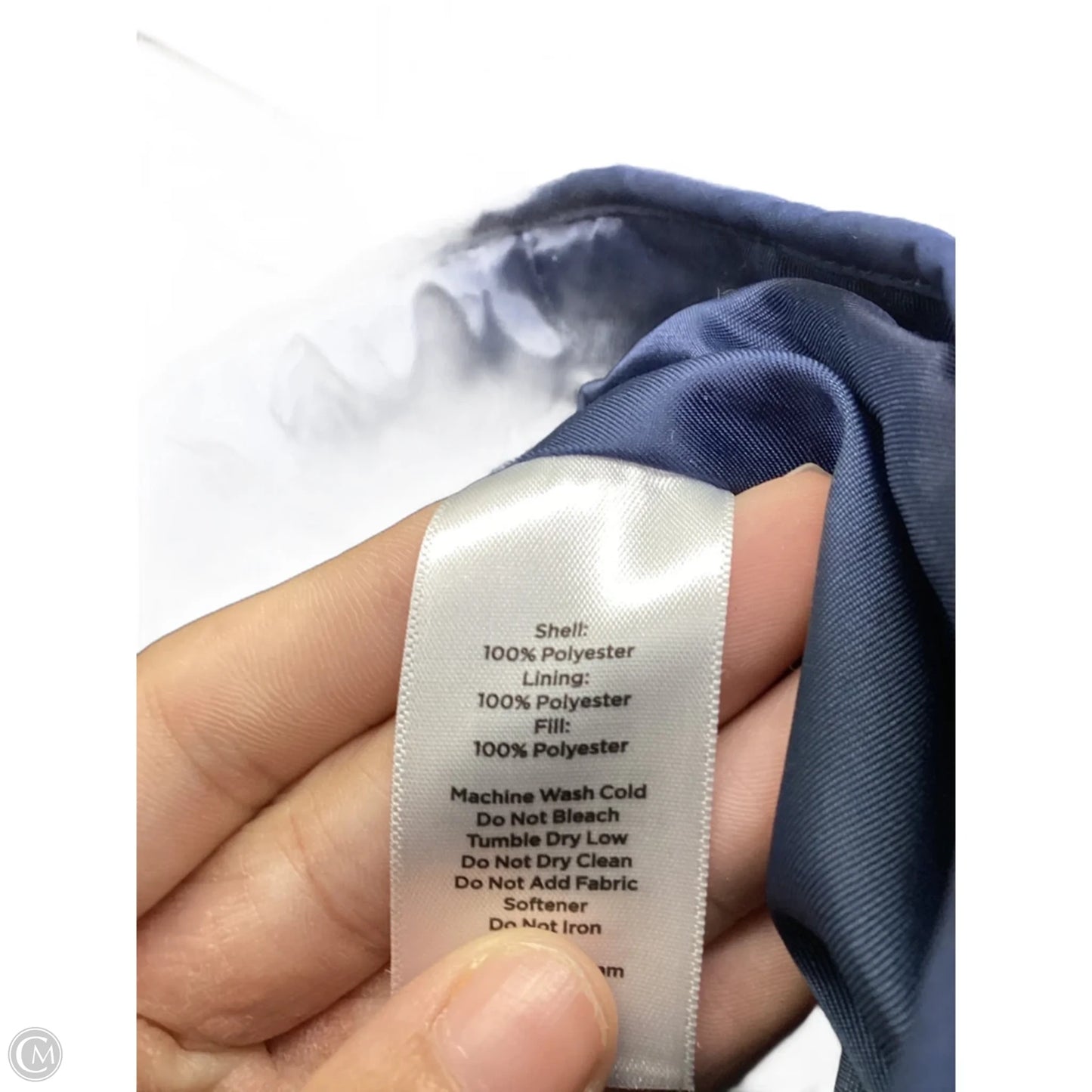 Jacket Puffer & Quilted By Talbots In Blue, Size: 2x