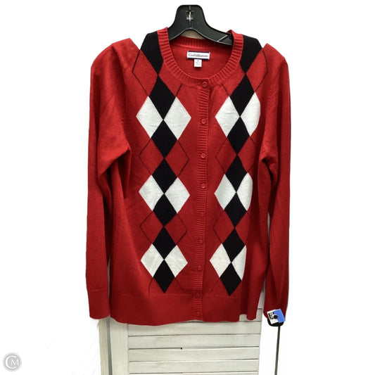 Cardigan By Croft And Barrow In Multi-colored, Size: M