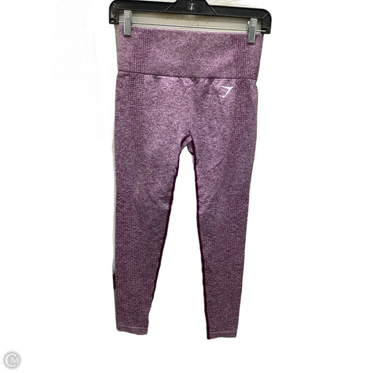 Athletic Leggings By Gym Shark In Purple, Size: M