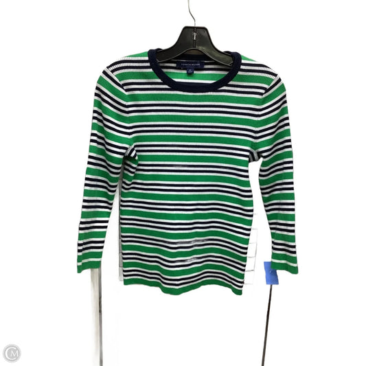 Top Long Sleeve By Tommy Hilfiger In Striped Pattern, Size: S
