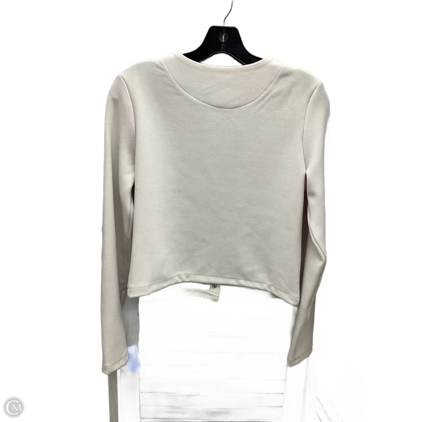 Top Long Sleeve By H&m In Beige, Size: S