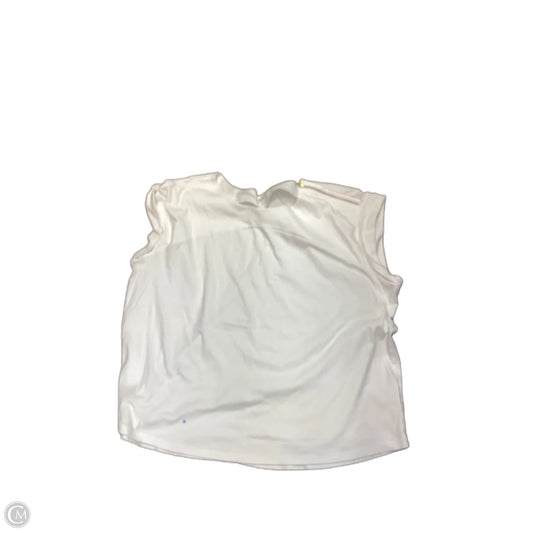 Top Short Sleeve By Lands End In White, Size: 2x