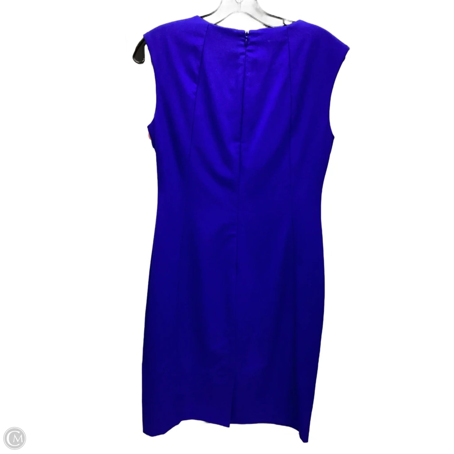 Dress Casual Midi By Calvin Klein In Blue, Size: 6