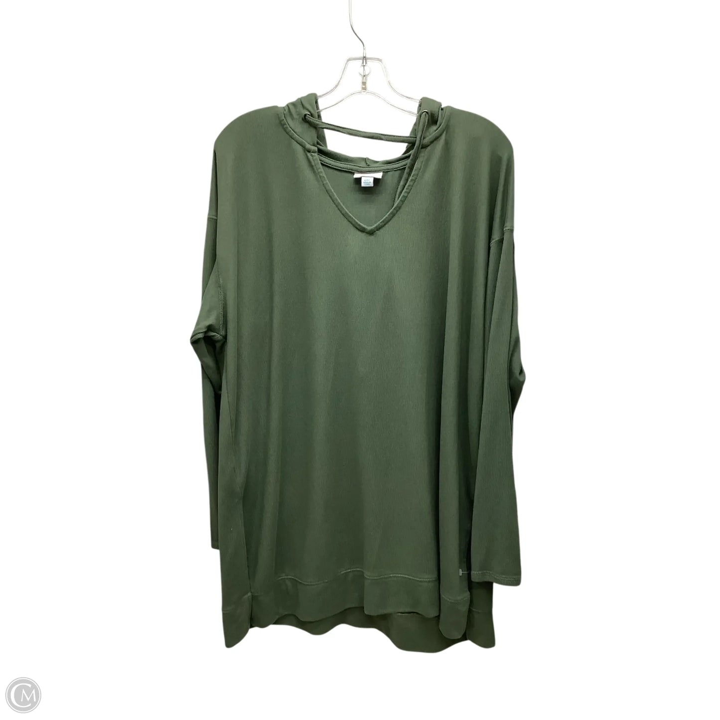Top Long Sleeve By Lularoe In Green, Size: 2x