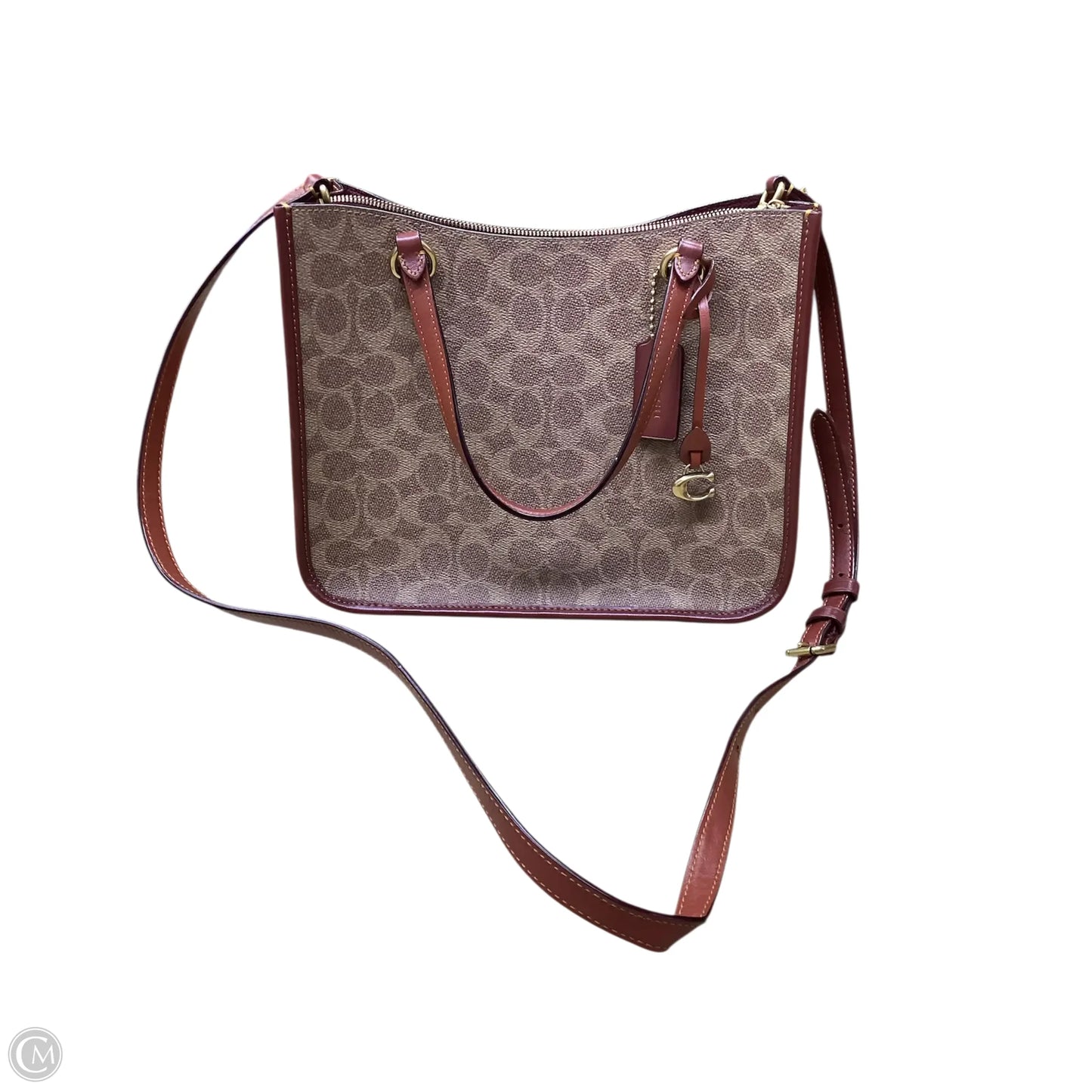 Tote Designer By Coach, Size: Medium