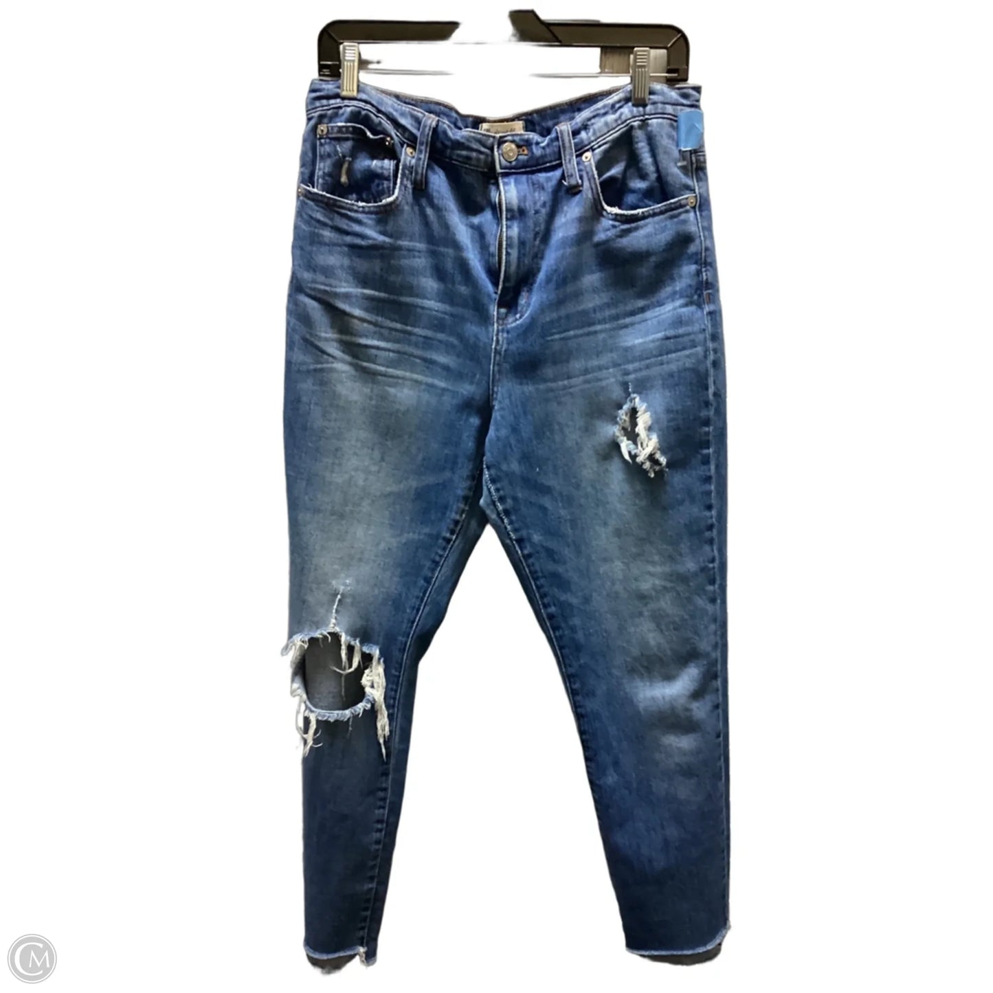 Jeans Skinny By Madewell In Blue Denim, Size: 6