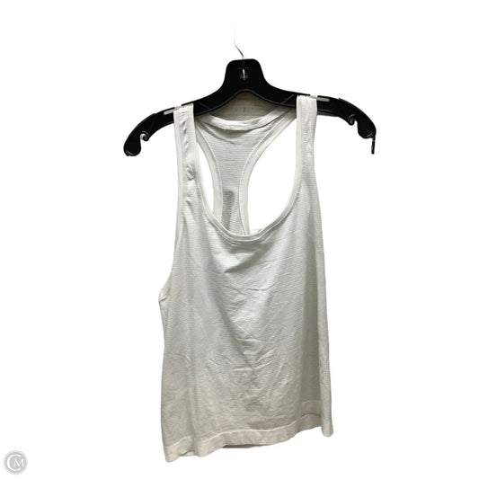 Top Sleeveless By Lululemon In White, Size: 14