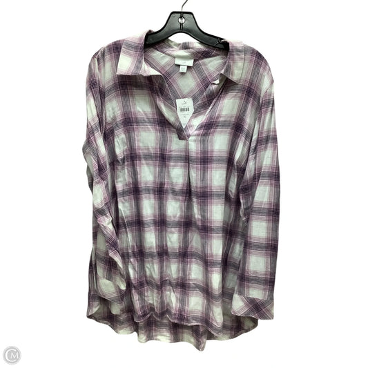 Top Long Sleeve By J. Jill In Multi-colored, Size: Xl