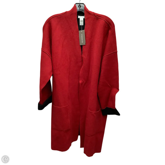 Cardigan By J. Jill In Black & Red, Size: Xl