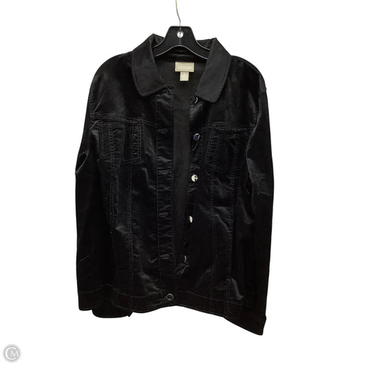 Jacket Other By Chicos In Blue, Size: Xl