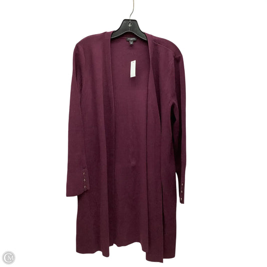Cardigan By Talbots In Purple, Size: Xl
