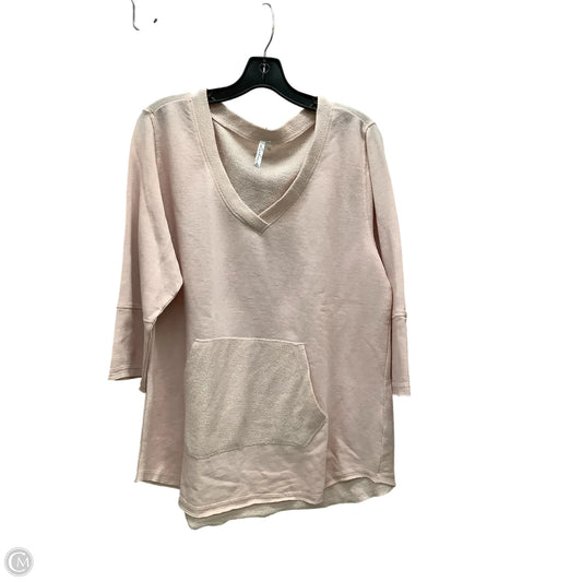 Top 3/4 Sleeve By Clothes Mentor In Pink, Size: Xl