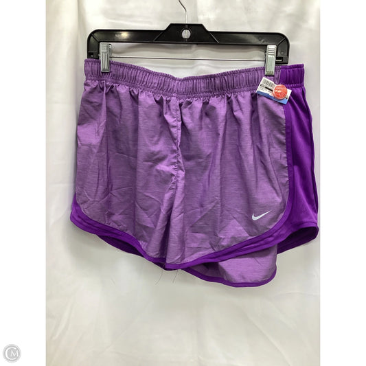 Athletic Shorts By Nike In Purple, Size: Xl