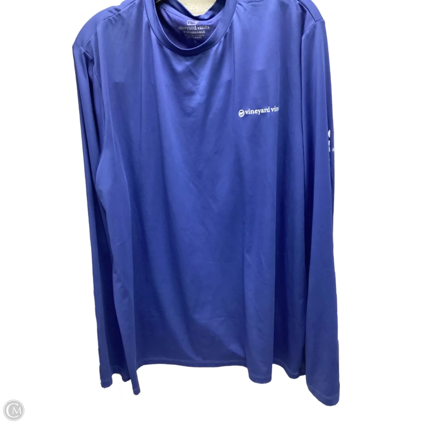 Top Long Sleeve By Vineyard Vines In Blue, Size: L