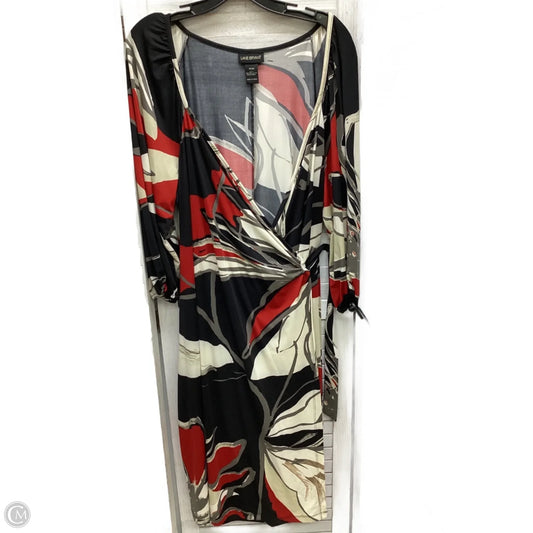 Dress Casual Midi By Lane Bryant In Multi-colored, Size: 2x