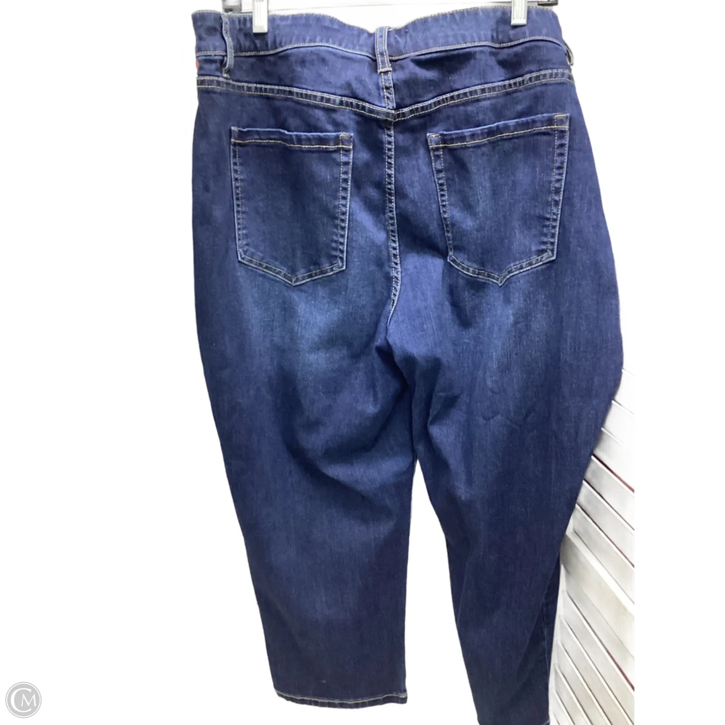 Jeans Straight By Lane Bryant In Blue Denim, Size: 18