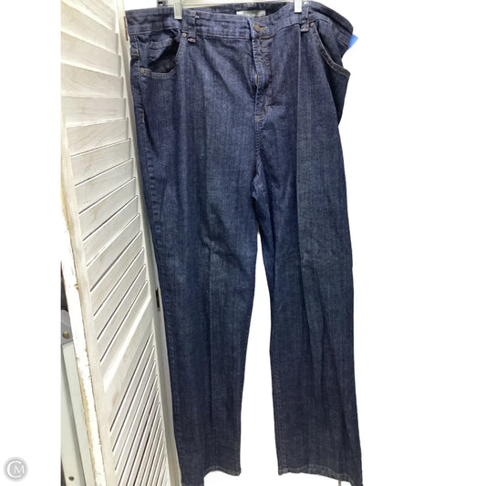 Jeans Straight By Nine West In Blue Denim, Size: 24