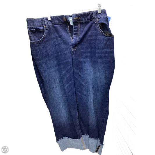 Jeans Straight By Lane Bryant In Blue, Size: 22
