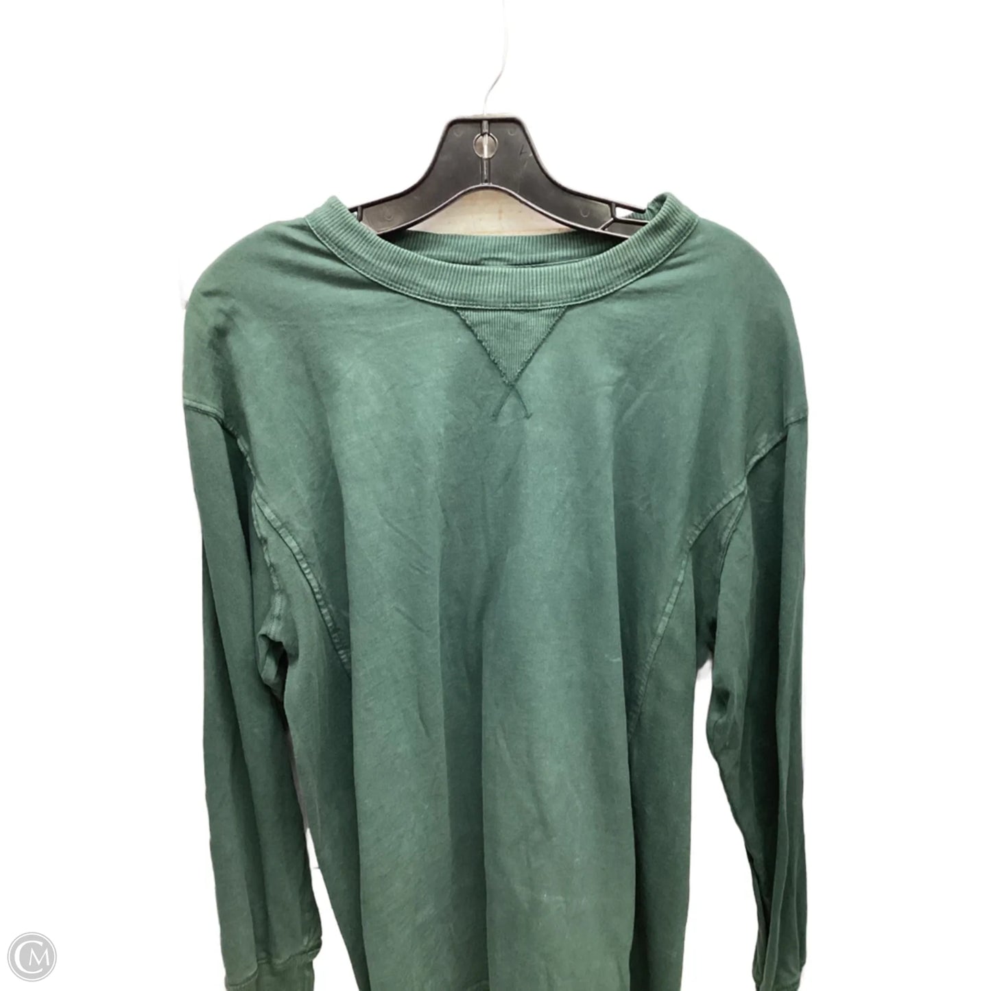 Top Long Sleeve By Aerie In Green, Size: S