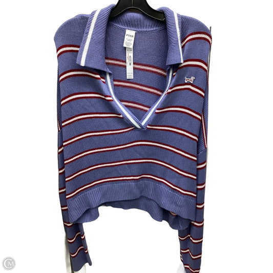 Sweater By Pink In Striped Pattern, Size: Xxl