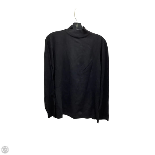 Top Long Sleeve By Chicos In Black, Size: Xl