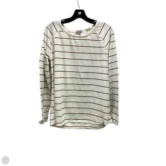 Top Long Sleeve By Talbots In Striped Pattern, Size: Xl