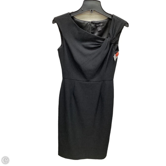 Dress Casual Midi By White House Black Market In Black & White, Size: 0