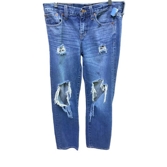 Jeans Boyfriend By Madewell In Blue, Size: 4