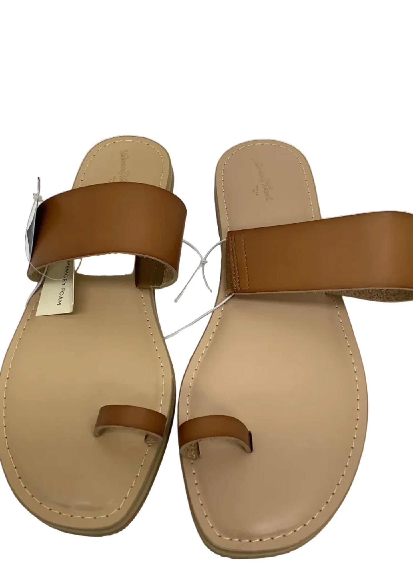 Sandals Flats By Universal Thread In Brown, Size: 9