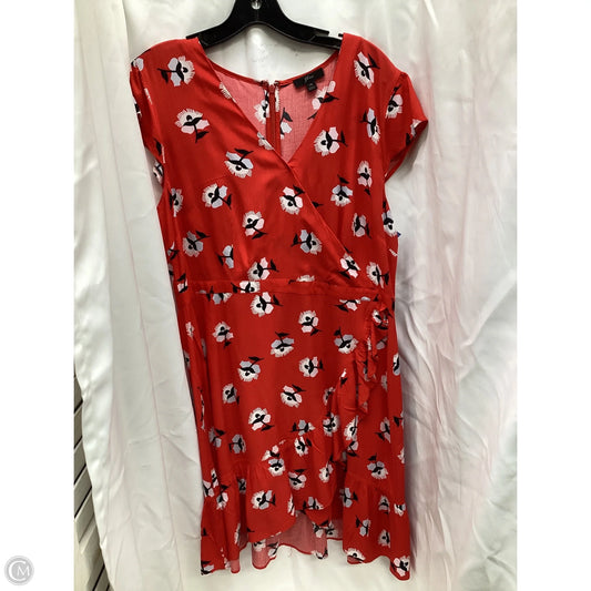 Dress Casual Midi By J. Crew In Floral Print, Size: 14