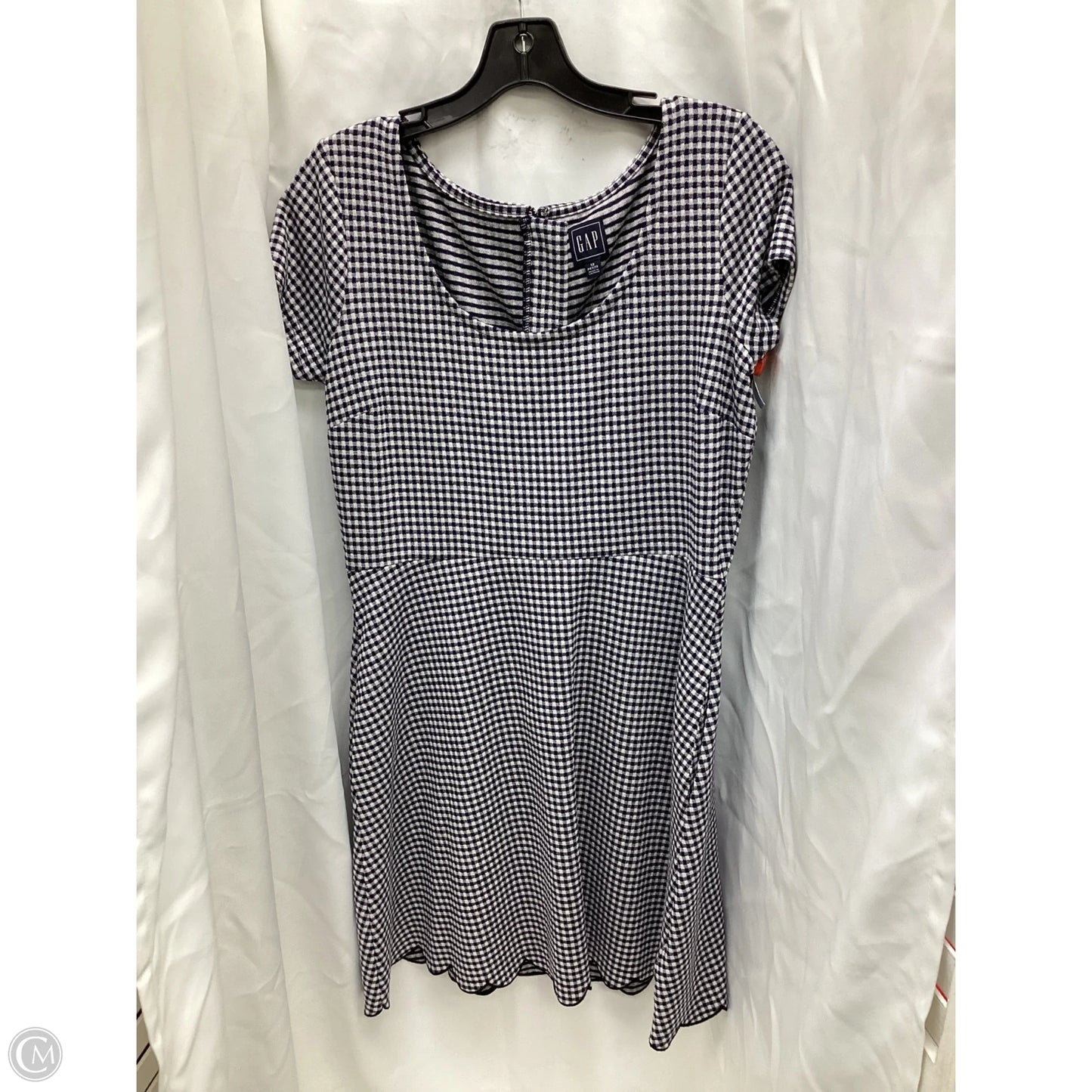 Dress Casual Midi By Gap In Striped Pattern, Size: 12