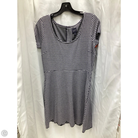 Dress Casual Midi By Gap In Striped Pattern, Size: 12