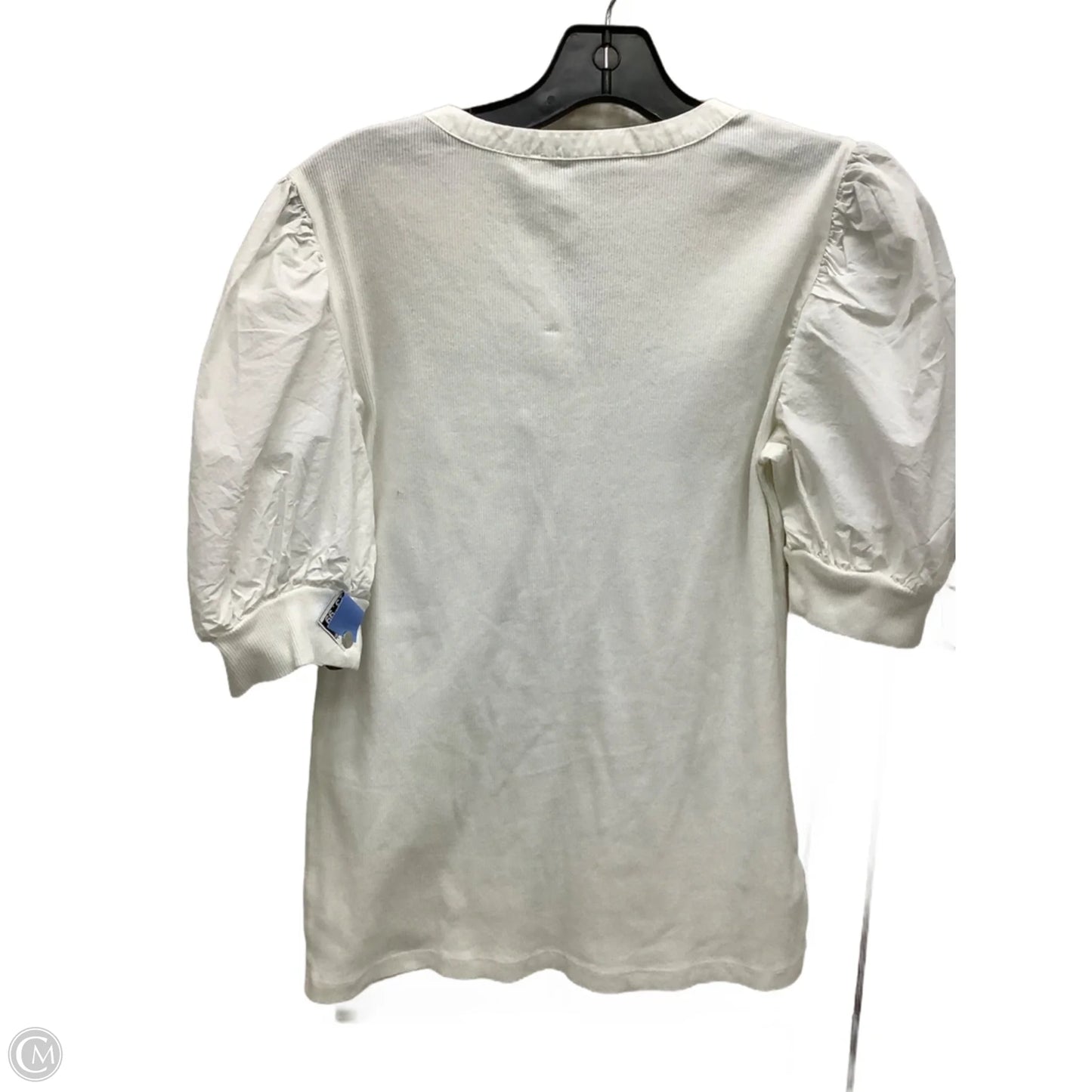 Top Short Sleeve By Loft In White, Size: S