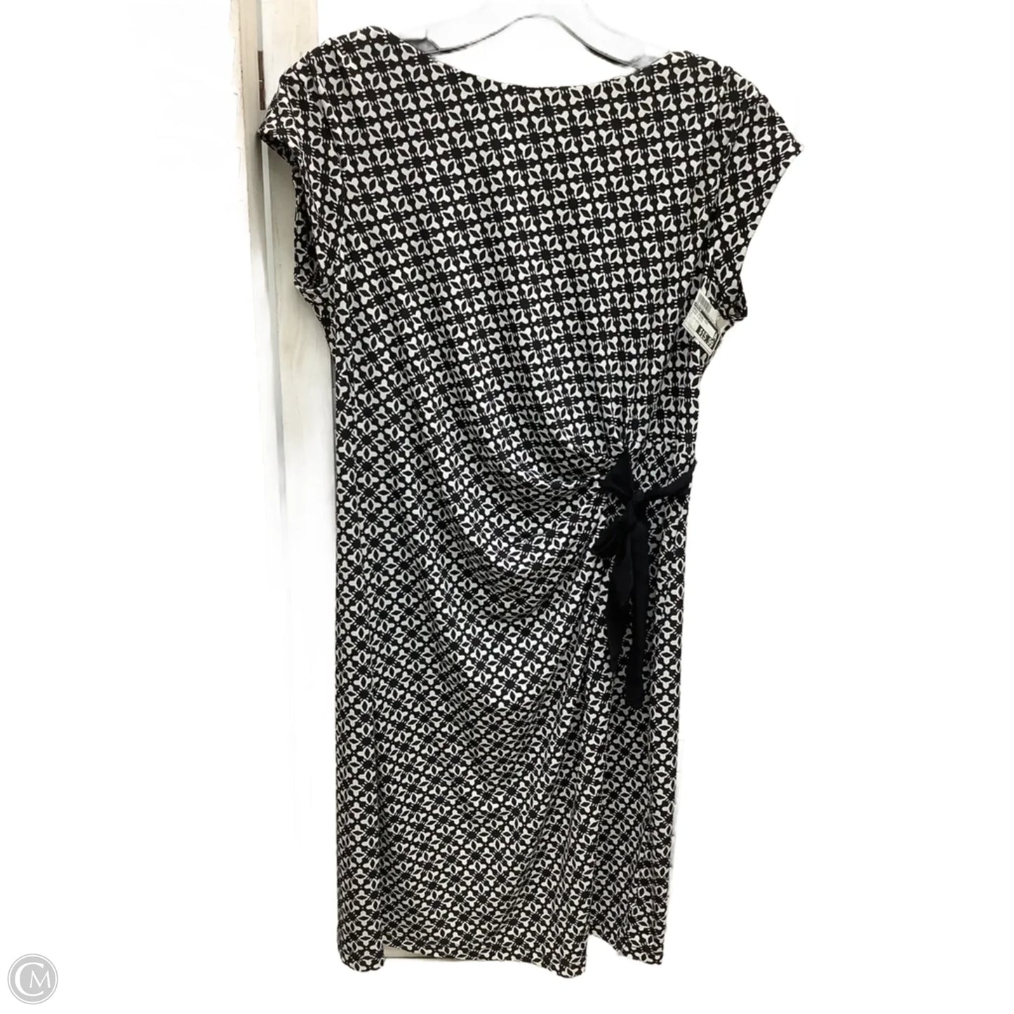 Dress Casual Midi By Taylor In Black & White, Size: S