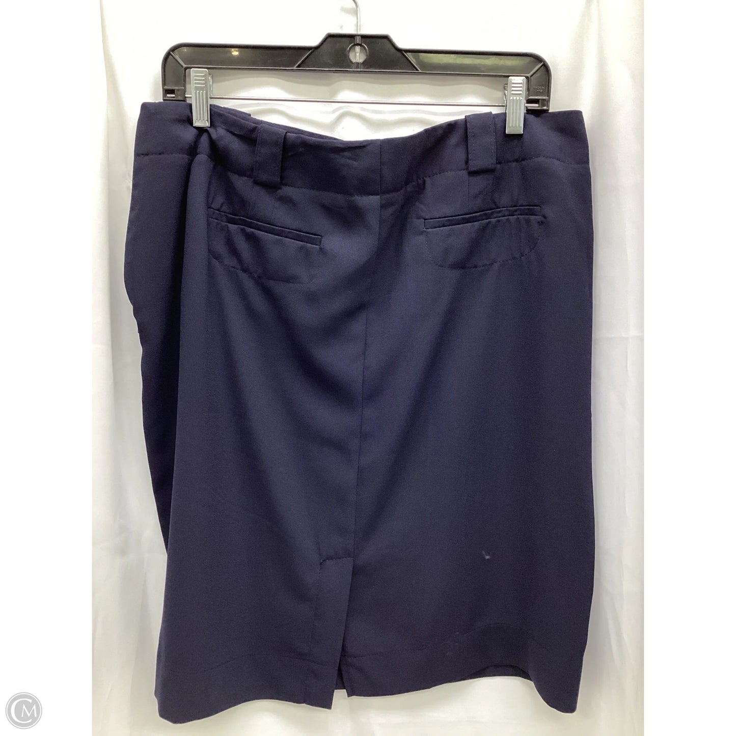 Skirt Midi By Liz Claiborne In Navy, Size: 14