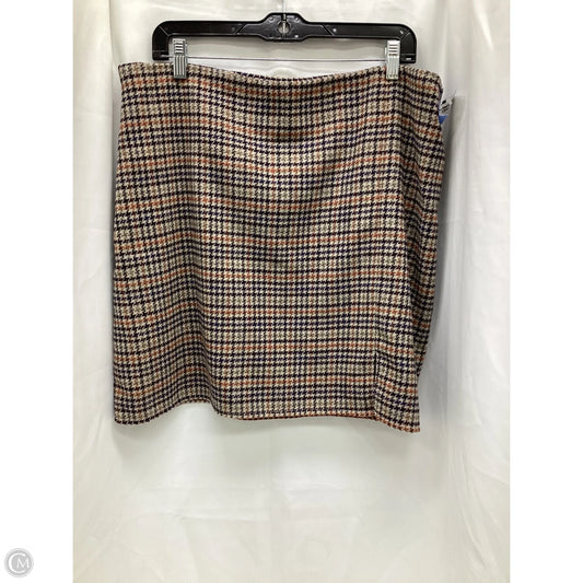 Skirt Midi By Old Navy In Plaid Pattern, Size: Xl