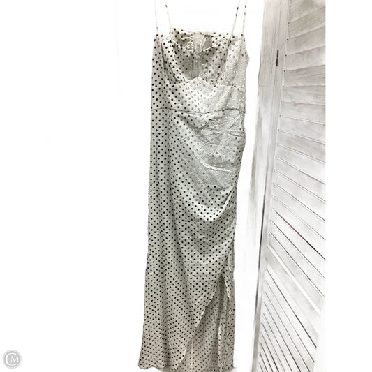 Dress Casual Midi By Zara In Polkadot Pattern, Size: L