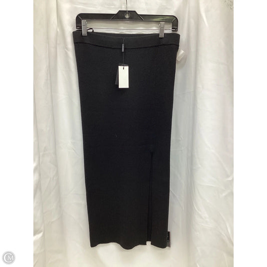 Skirt Midi By Clothes Mentor In Black, Size: L